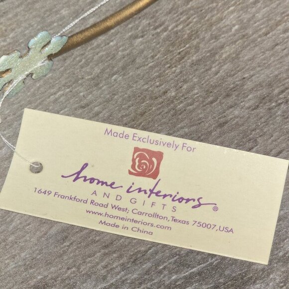 Candle snuffer Home Interiors Snowman Figurine with Metal Snowflake Swirl - Picture 6 of 7